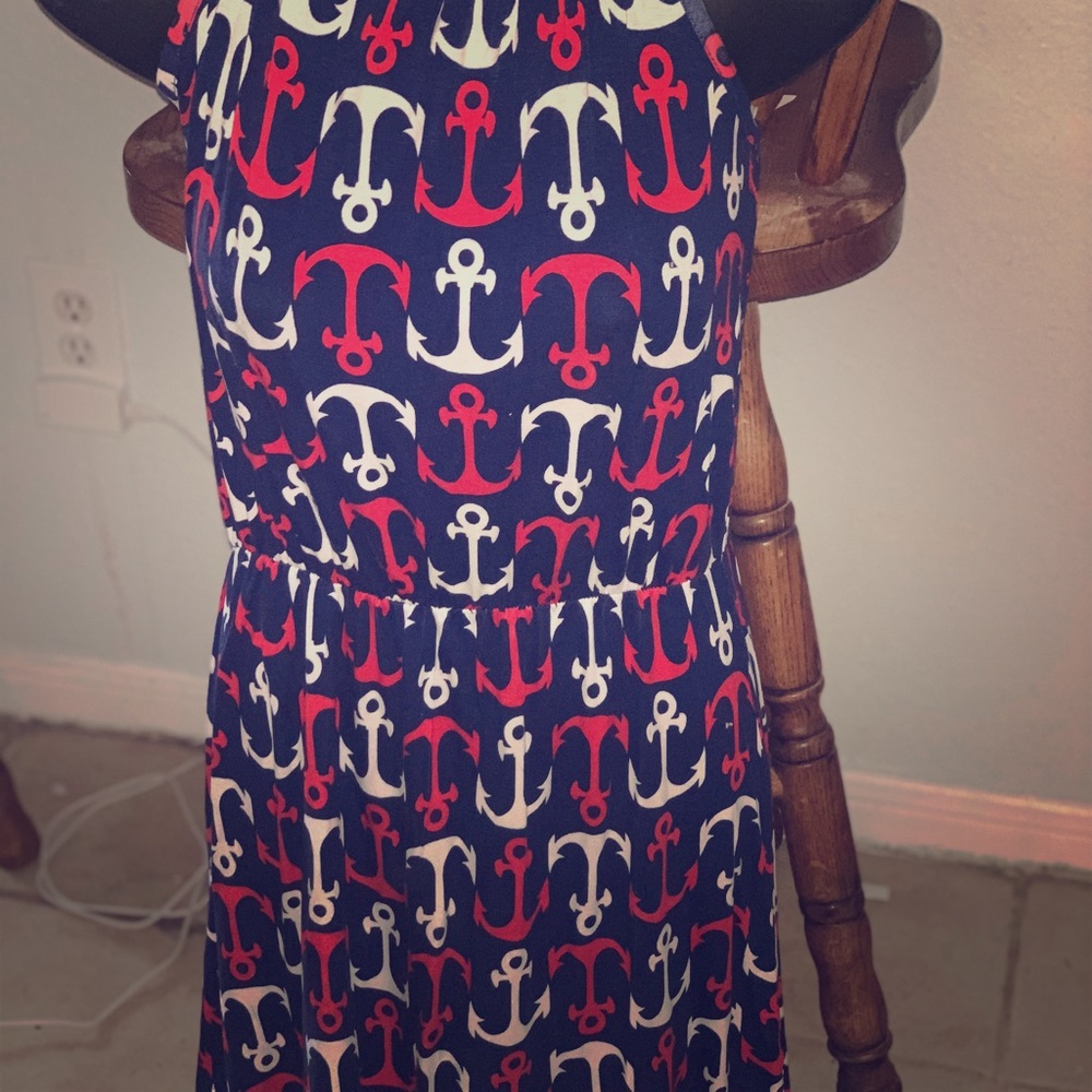 Anchor Halter Dress